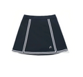 Malbon Women Golf Skirt Outdoor Sport Skort Navy Blue women's golf skort front view