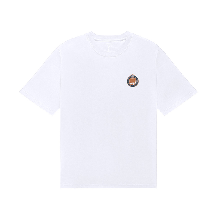 Malbon Bermuda Maxwell Graphic Golf T-Shirt White front view