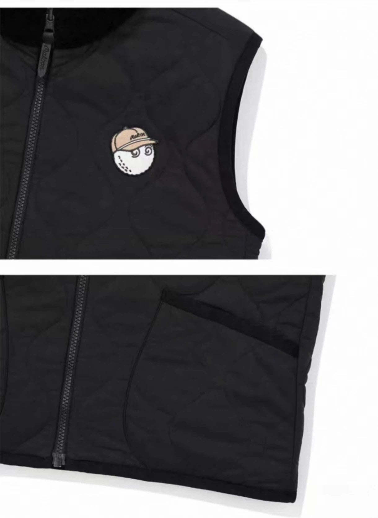 Malbon Golf Women’s Reversible Fleece Insulated Vest