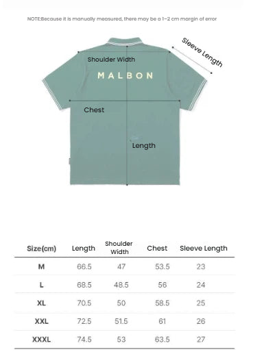Malbon men's embroidered short-sleeve golf polo product shot #4