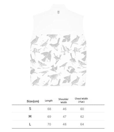 Malbon Birds Of Georgia Vest golf vest front view