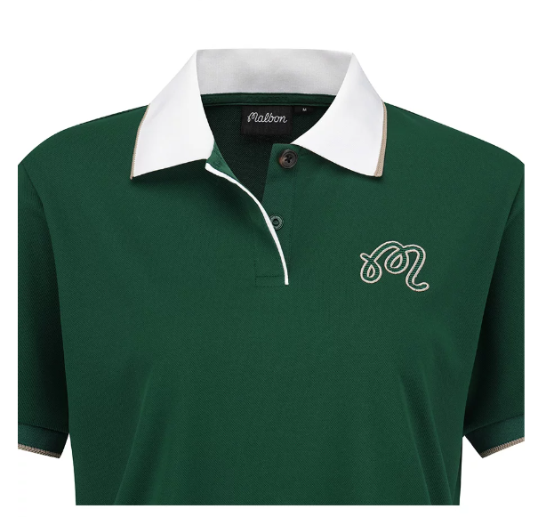 Malbon women's colorblock embroidered golf polo product shot #10