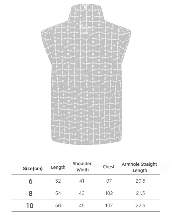 Malbon women's mesh breathable half-zip golf vest size chart for Beige