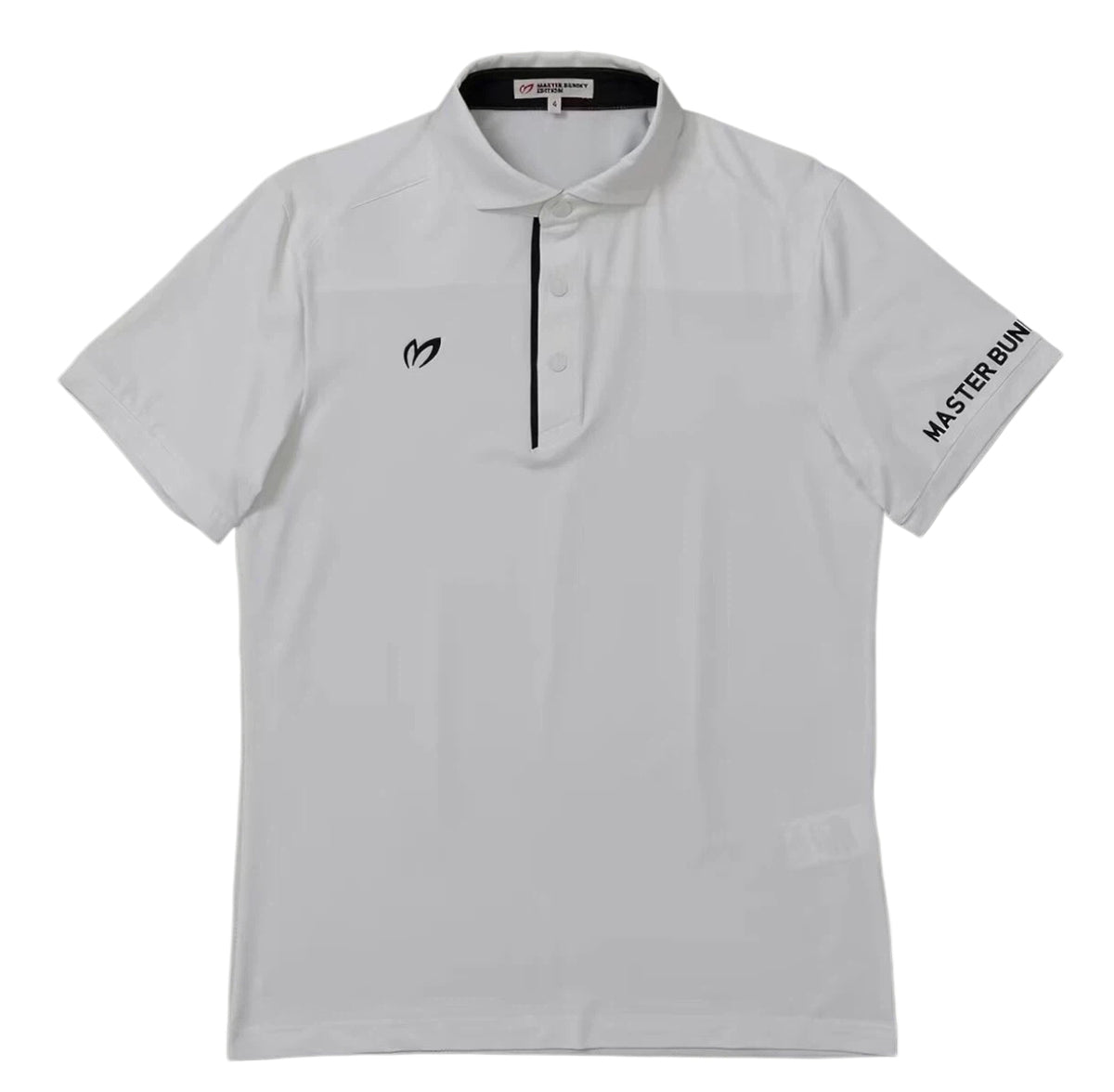 Men’s Summer Breathable  Quick-Dry Stretch Golf Shirt in White - product view