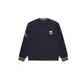 Malbon men knit crew neck golf sweater front view