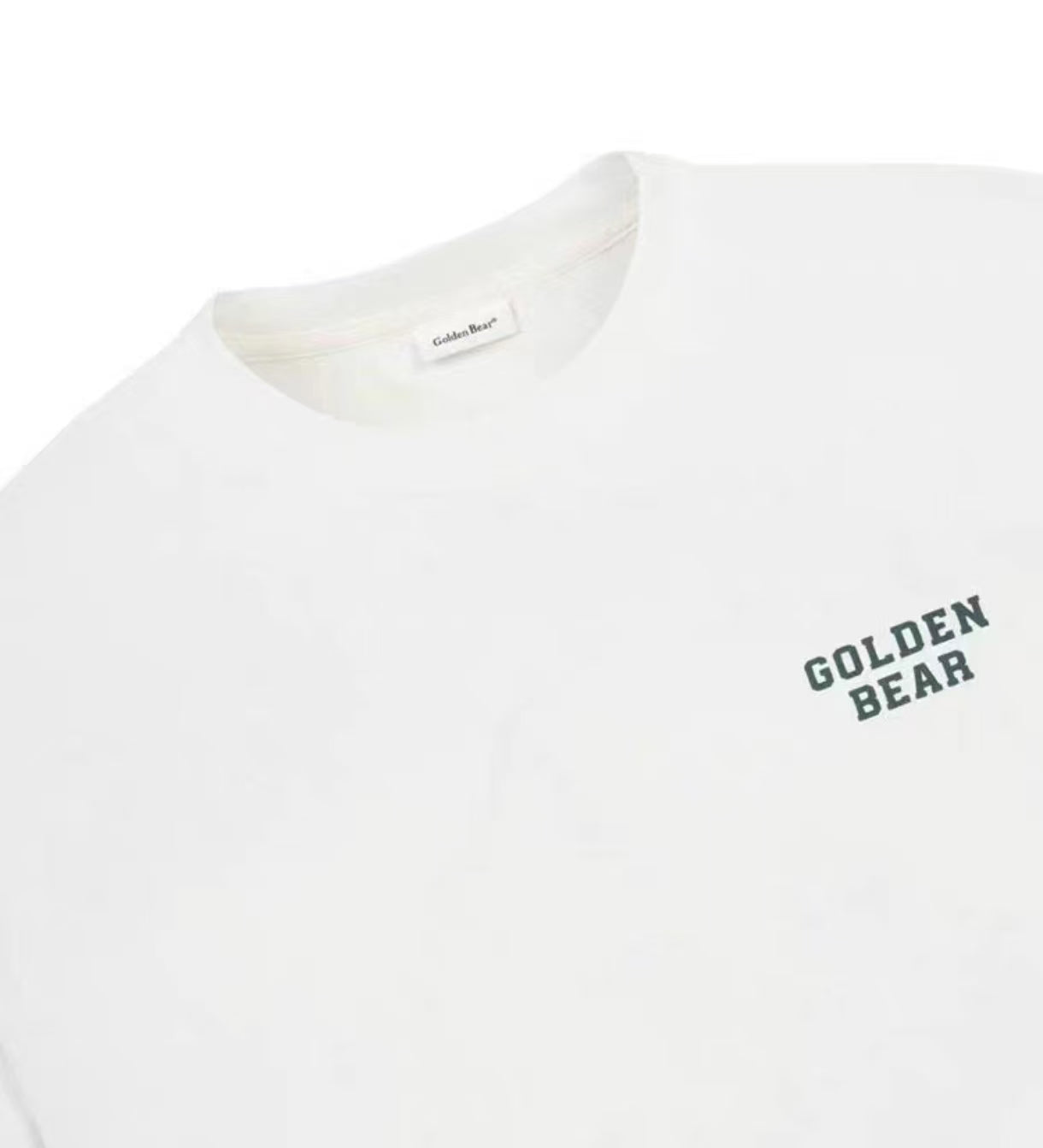 Golden Bear White golf T-shirt chest detail