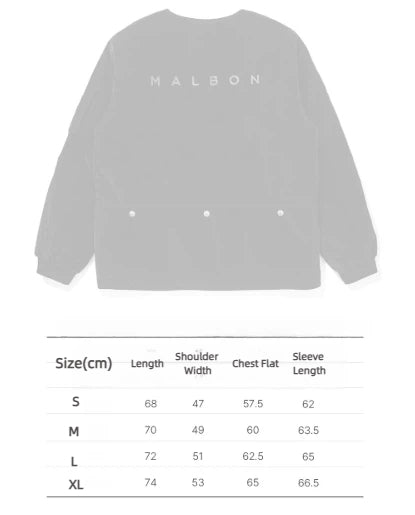 Malbon Golf Men’s Full-Zip Insulated Padded Jacket black size chart