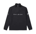 Malbon men's long sleeve half-zip golf sweatshirt in Black - image 1