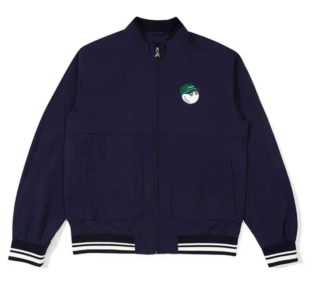 Malbon Golf Men’s Full-Zip Windproof Water-Resistant Jacket
