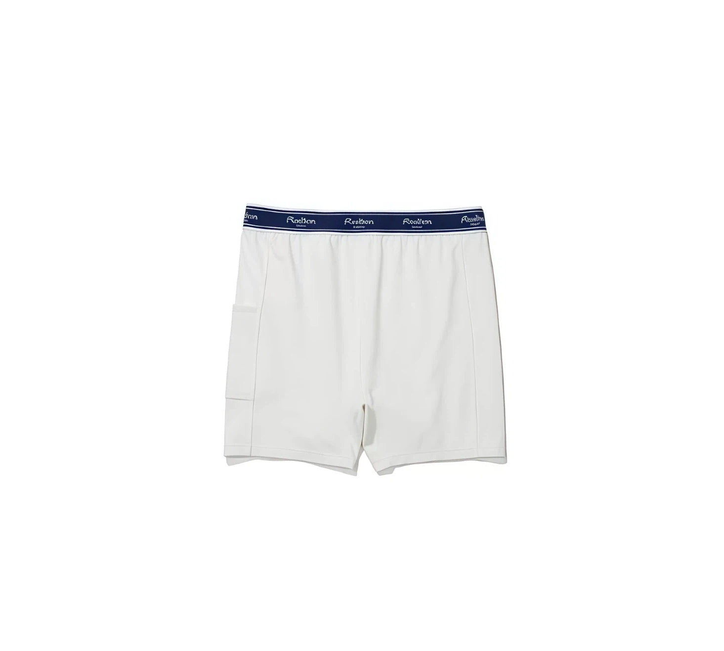 Malbon women golf skort detail of signature Malbon bunny embroidery