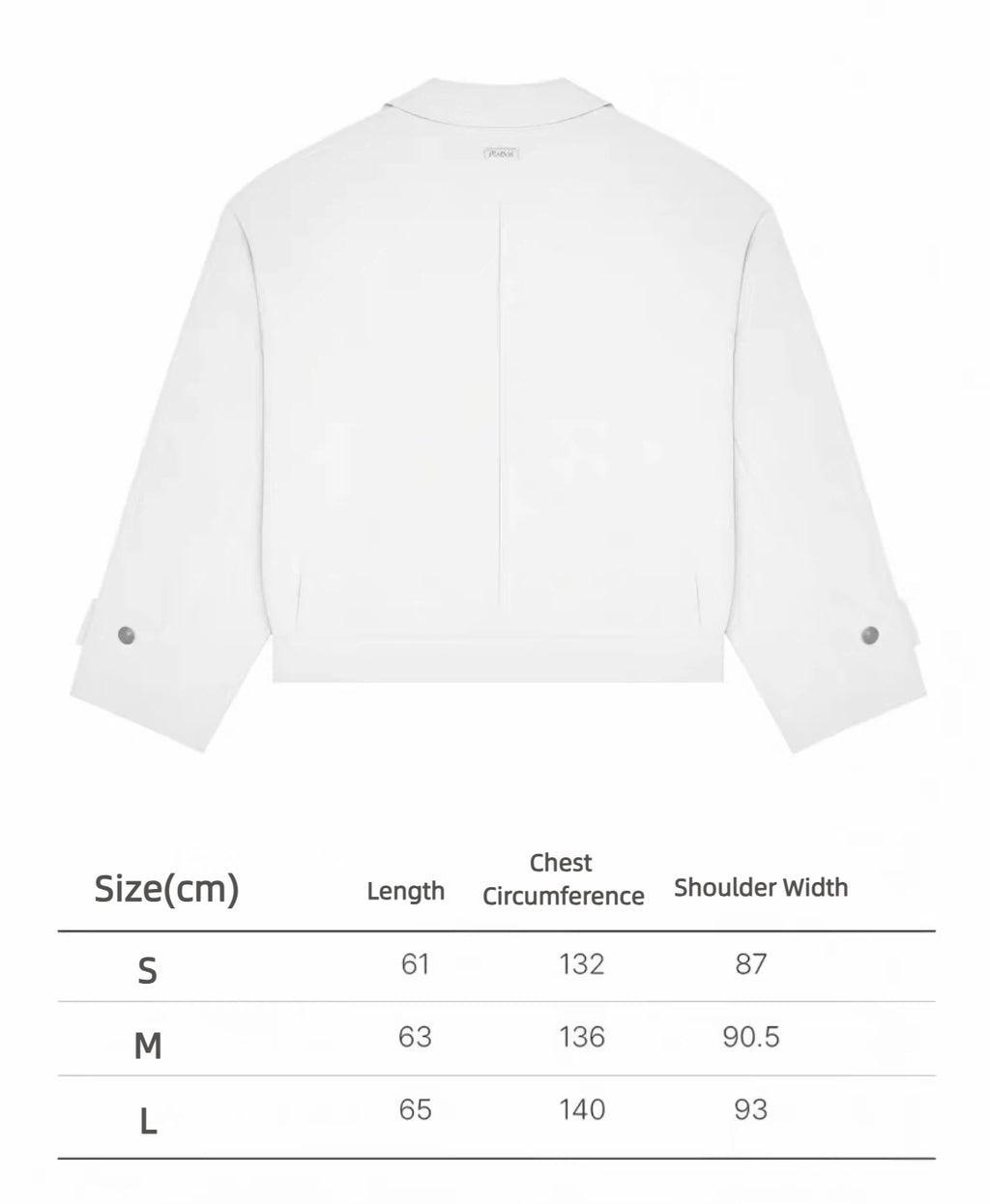 Malbon Belmonte Jacket Mint Green size chart