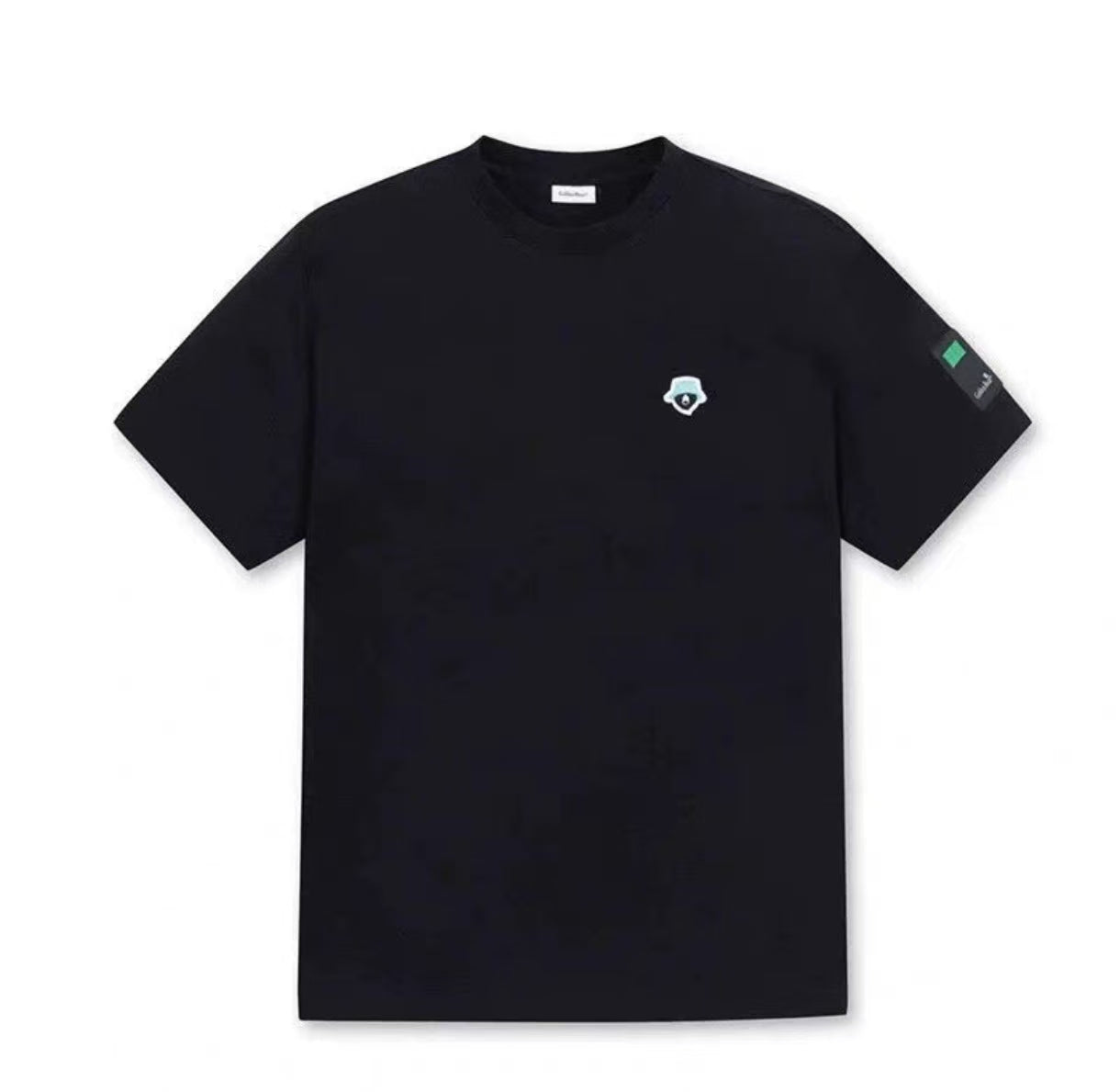 Golden Bear Black embroidered golf T-shirt front view