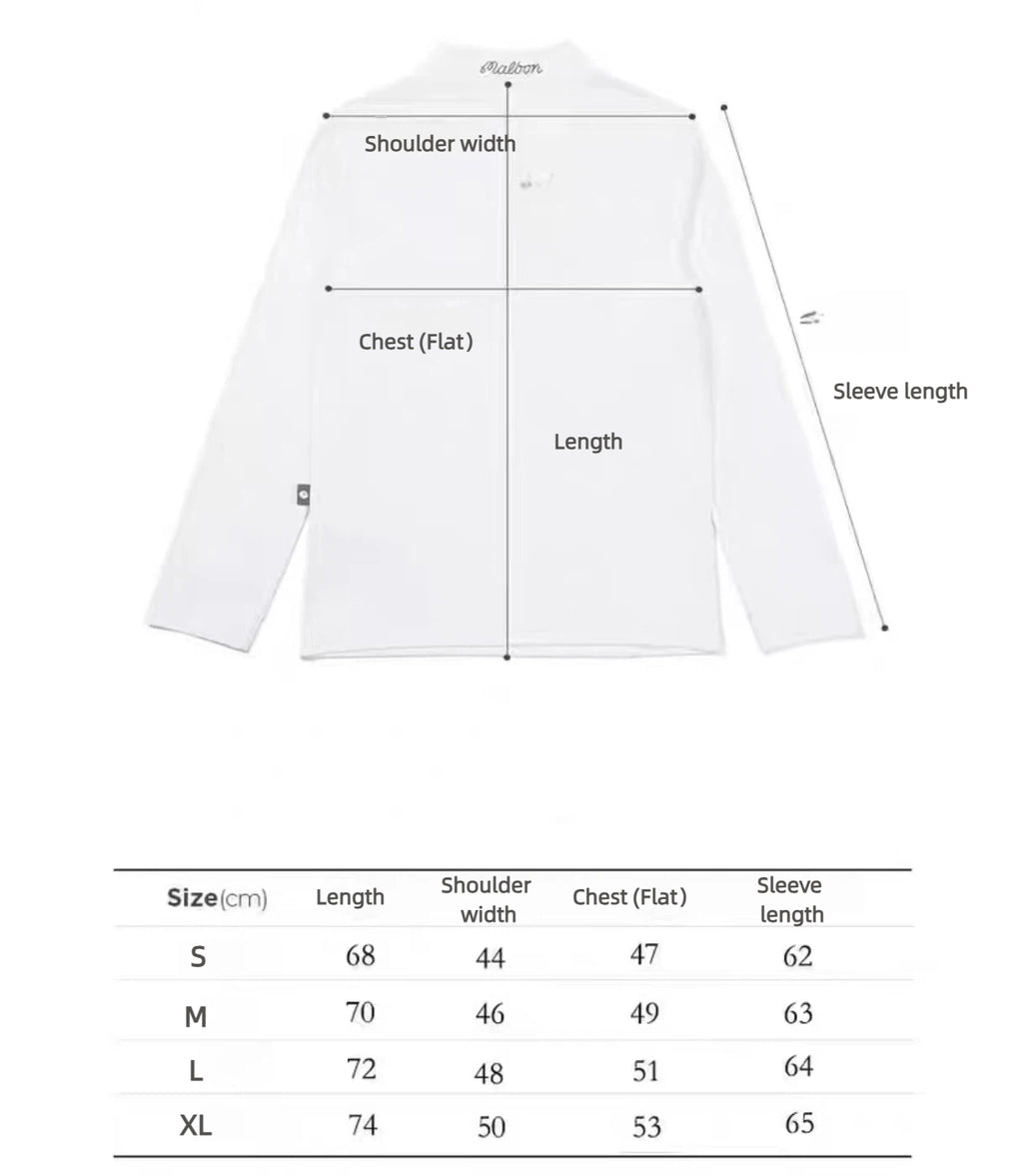 Malbon men's long sleeve half-zip golf sweatshirt in Black - image 7