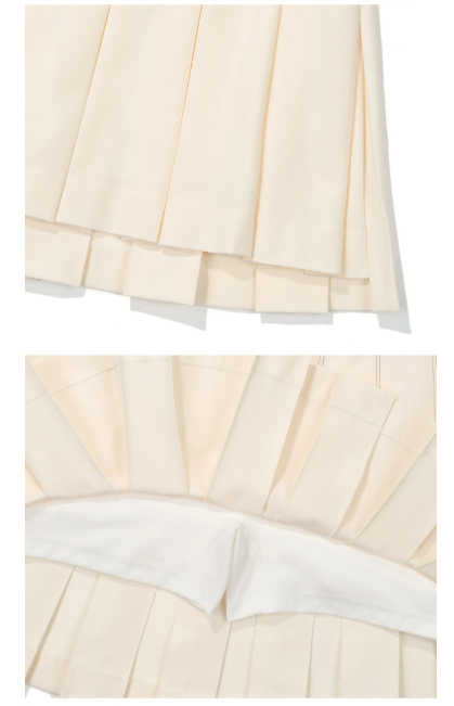 Malbon women golf skort fabric and stretch detail