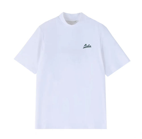 Forden White cooling mock-neck golf top front view