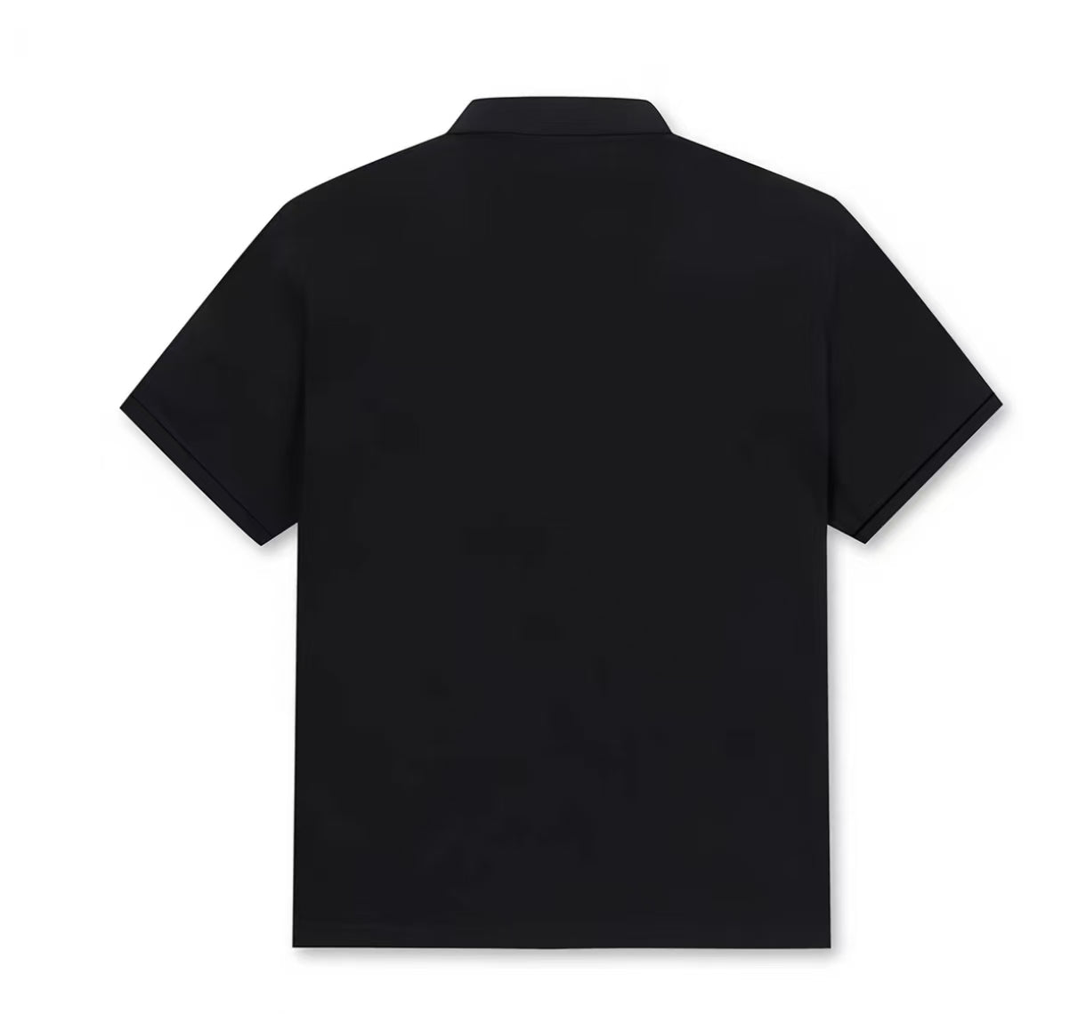 Golden Bear Black graphic golf polo rear view
