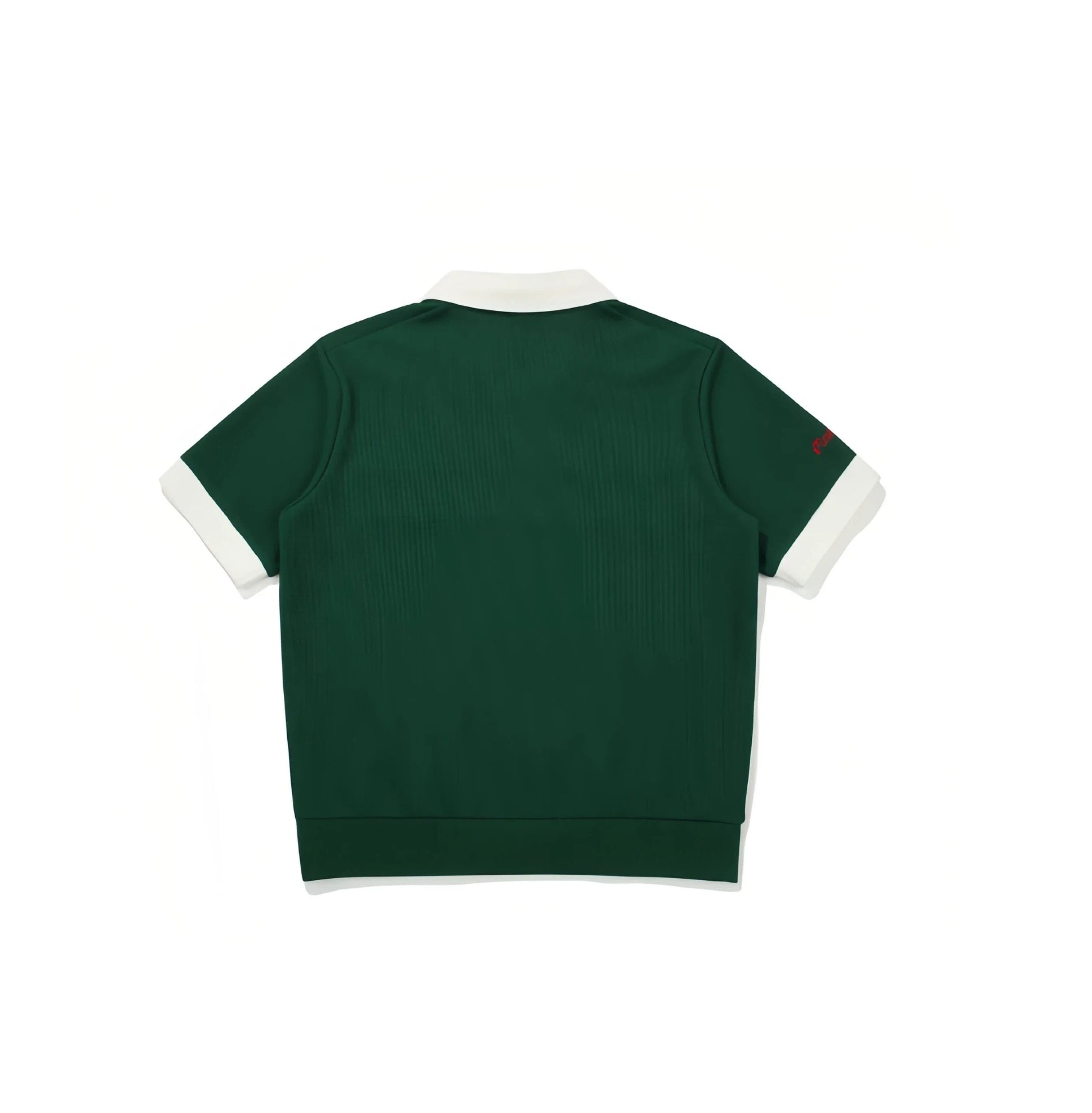 Malbon men polo shirt green side profile