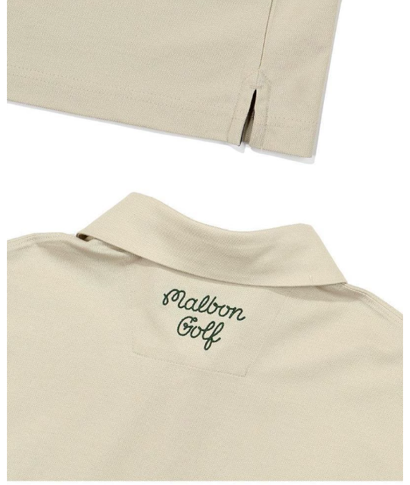 Malbon Golf Men’s Breathable Quick-Dry Polo Shirt