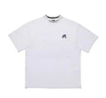 Malbon men's relaxed-fit cotton crewneck golf T-shirt in White, front view