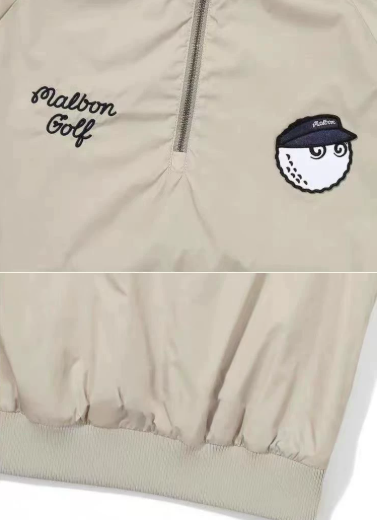 Malbon golf half-zip windbreaker pullover product shot #6
