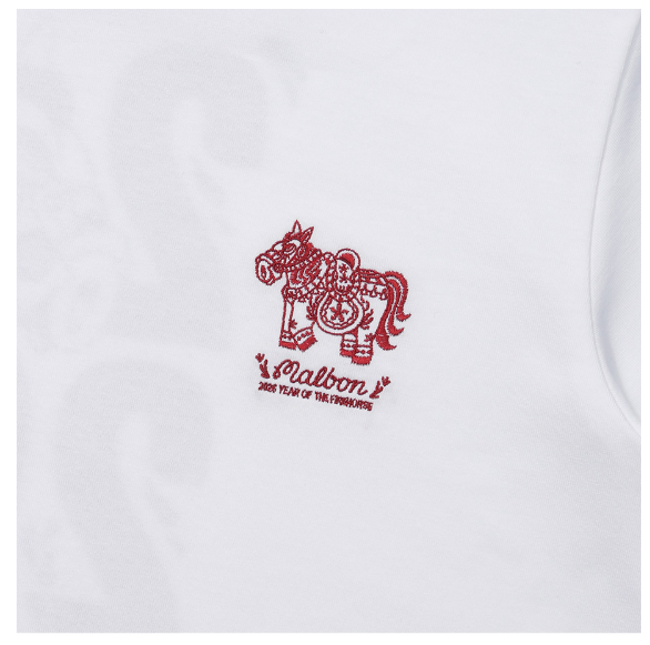 Malbon Golf Unisex Solid Logo Graphic T-Shirt