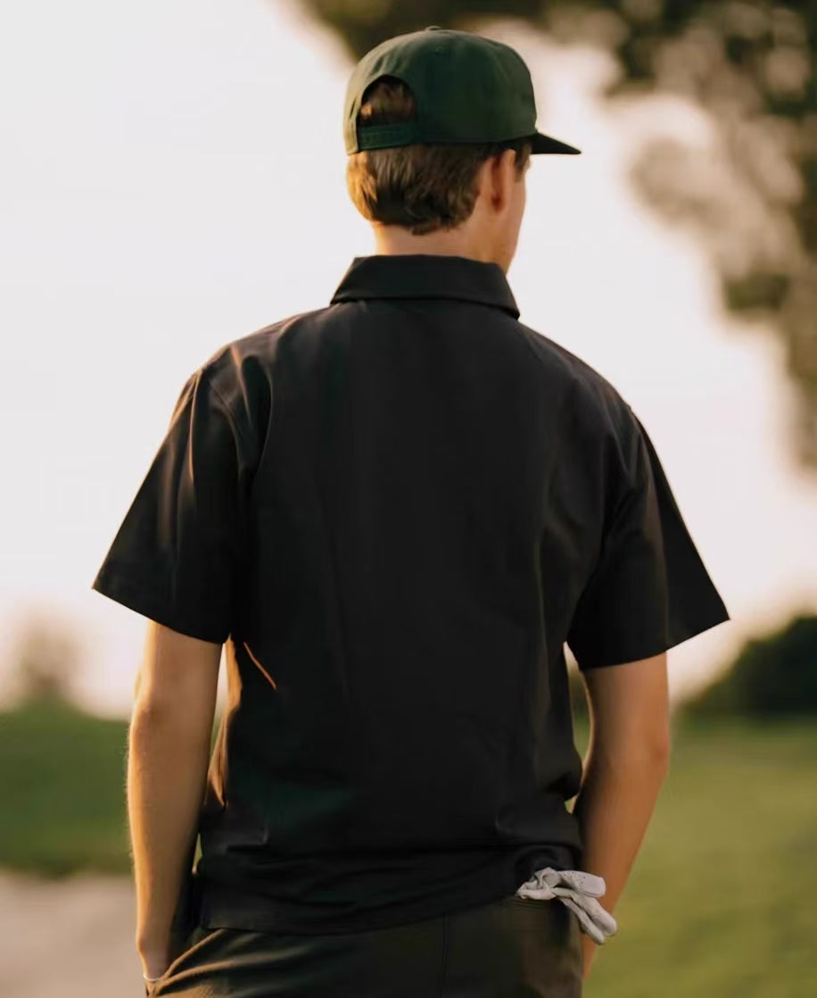 Devereux men’s Black rear model view