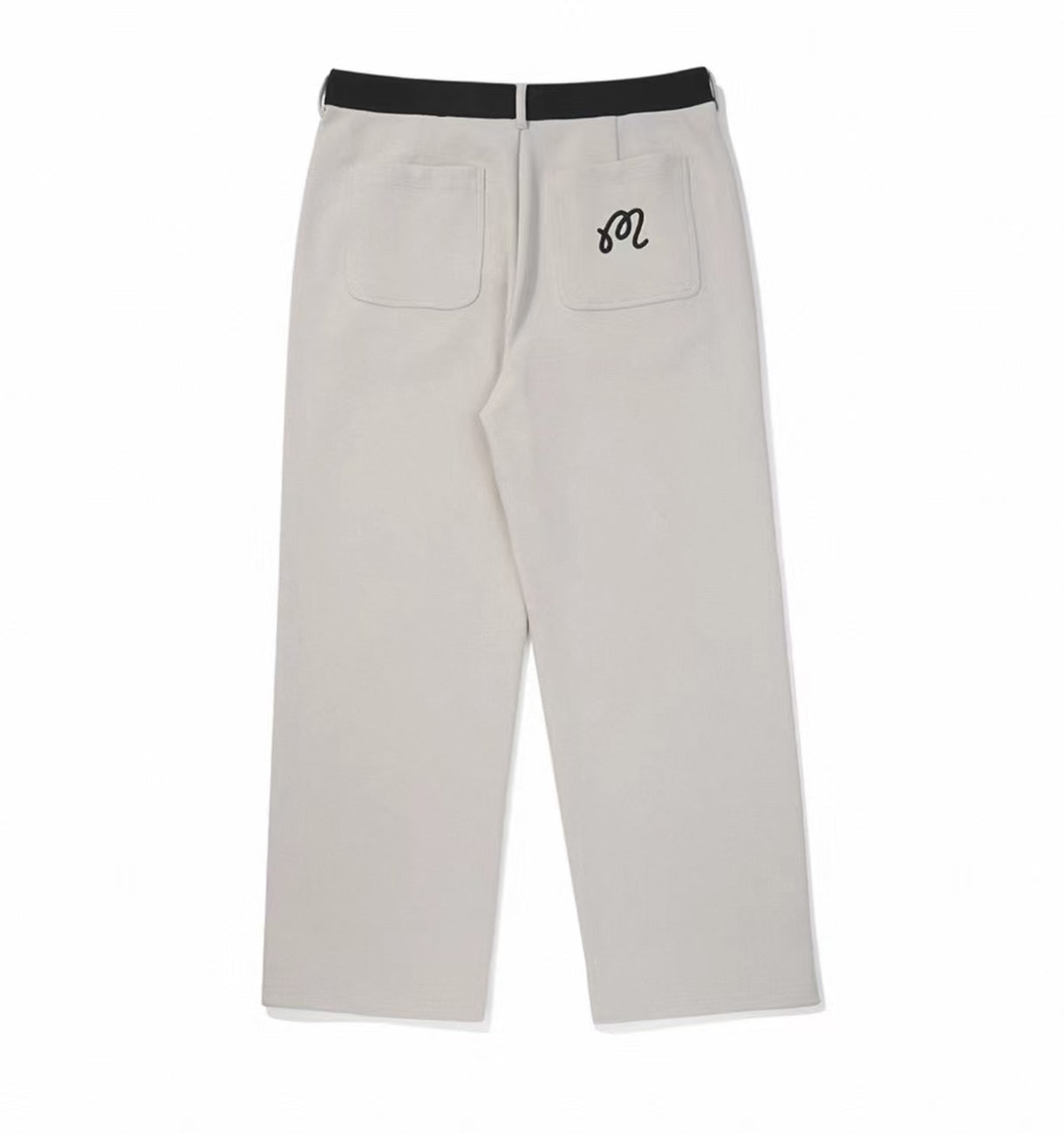 Malbon Golf Men's Stretch Quick-Dry Straight Pants Beige golf pants front view