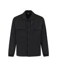 Malbon Studio Seoul Mesh Ventilation Collar Jacket Black mesh ventilation golf jacket front view