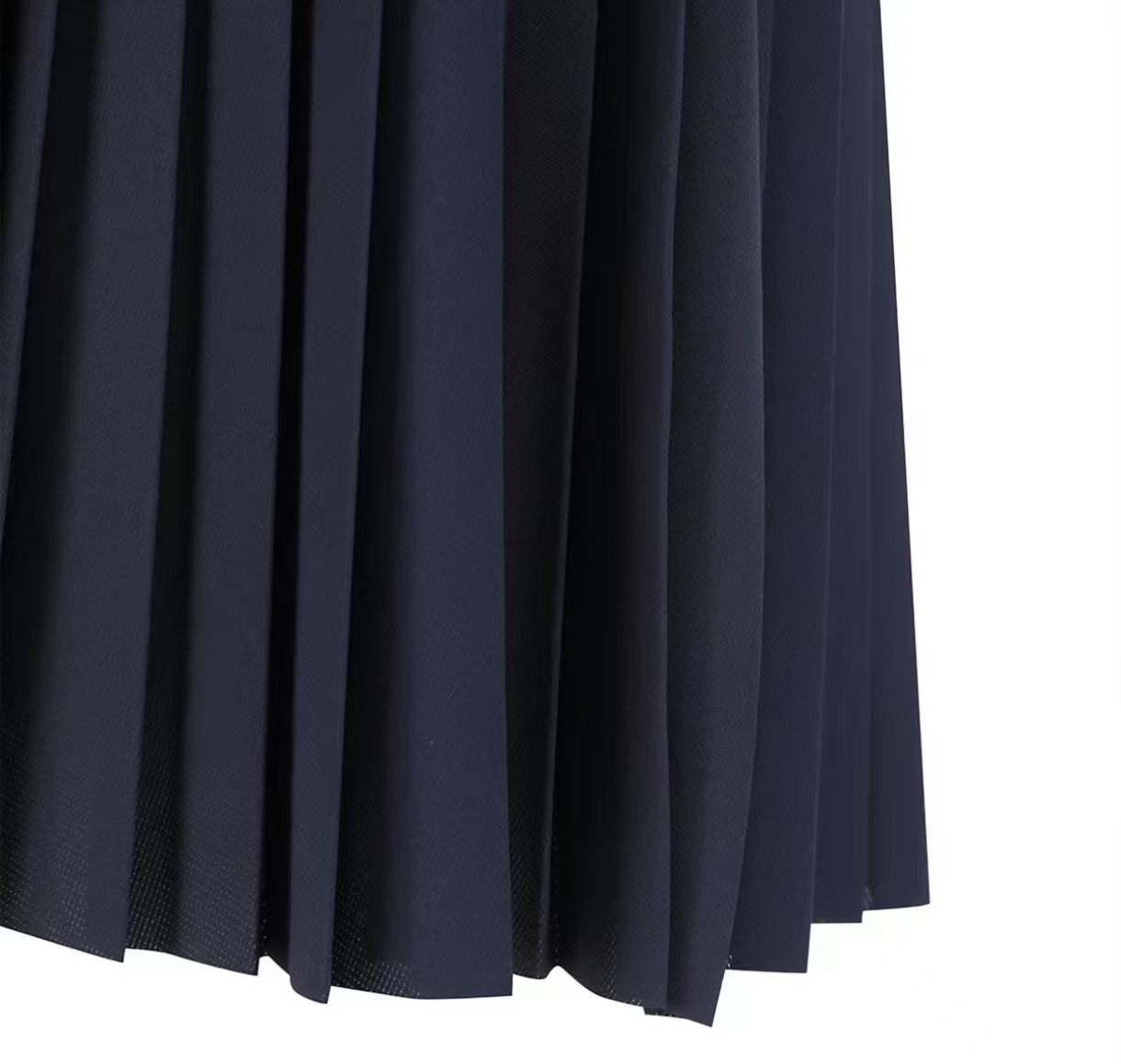Malbon Studio Seoul Sleeveless Polo Golf Dress Black polo golf dress detail view