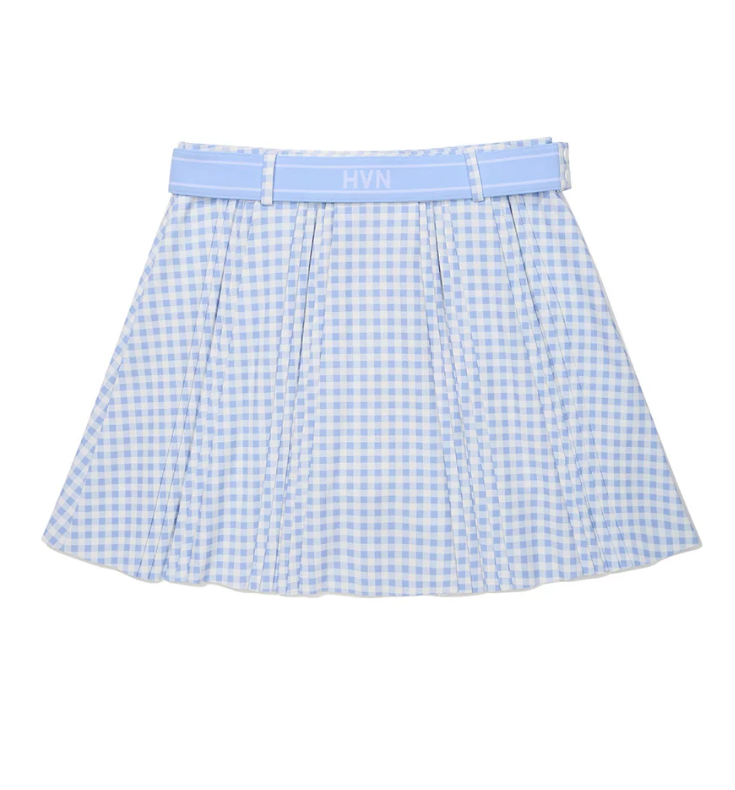 Malbon HVN Joelle Skirt Blue golf skirt front view