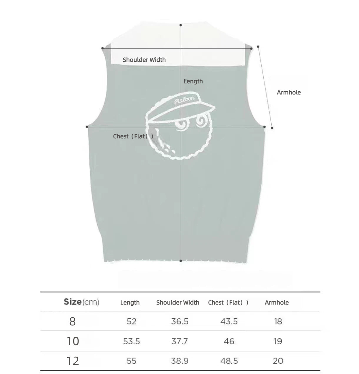Malbon Women's Knit Short Sleeve Polo Shirt Green size chart