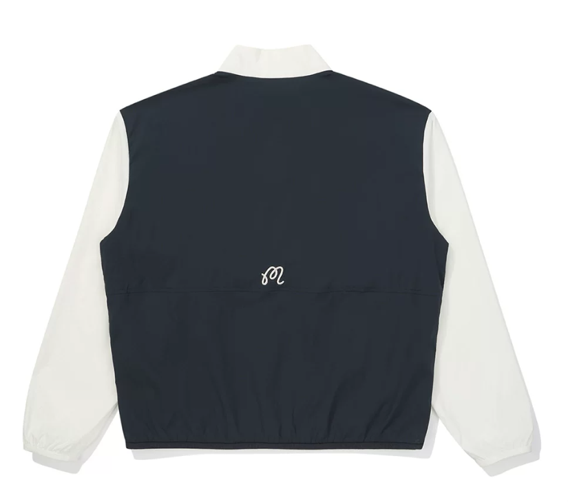 Malbon Women's Quick-Dry Long Sleeve Golf Top Navy long sleeve golf top front view