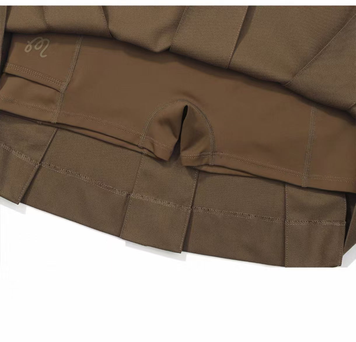 Malbon Kiera Skirt Olive golf skirt front view