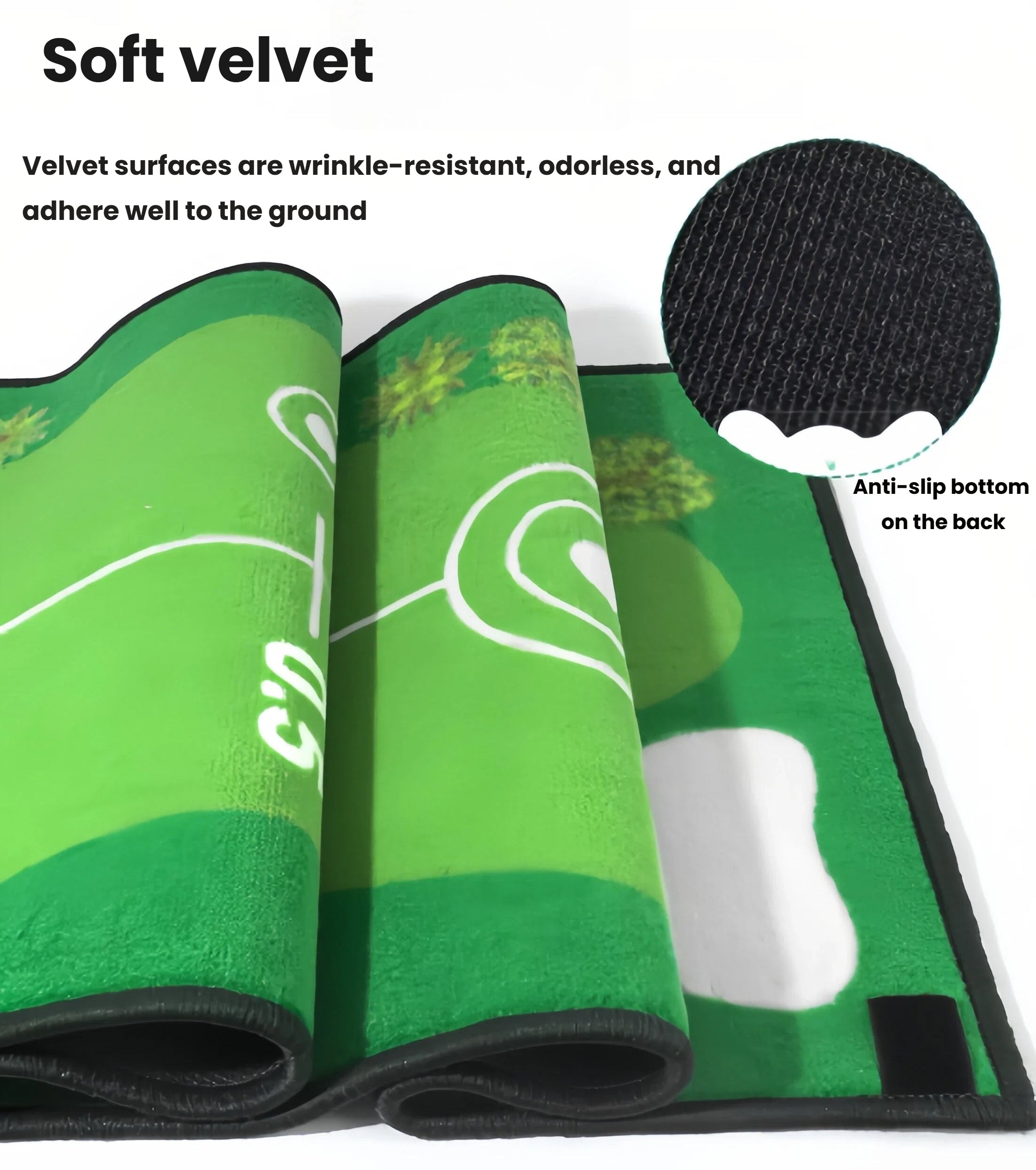 CAITON Indoor Golf Putting Mat Training Green