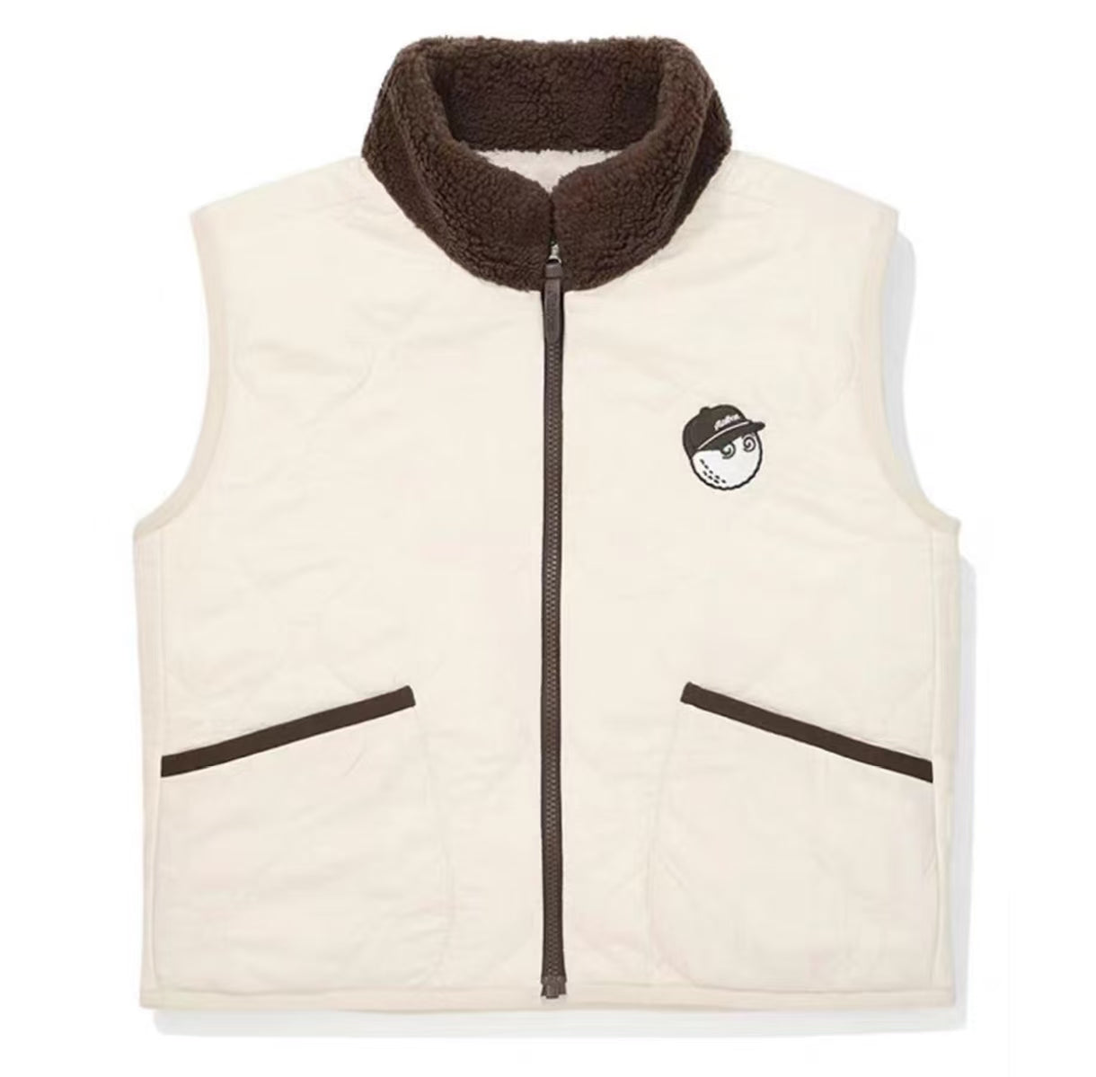 Malbon Golf Women’s Reversible Fleece Insulated Vest