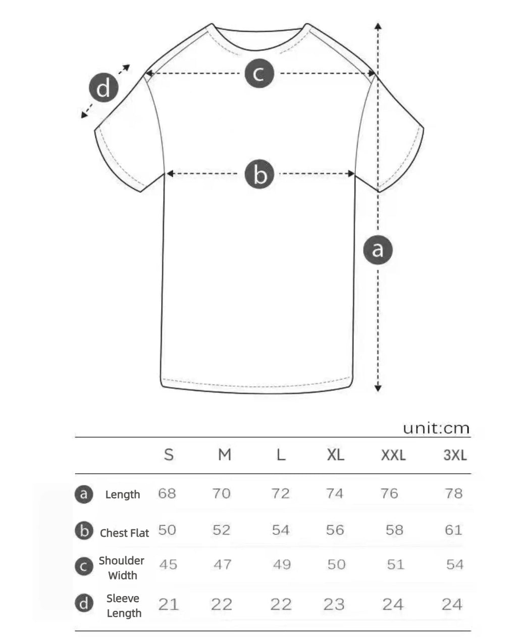 Malbon Barrel Cuff T-shirt size chart for black