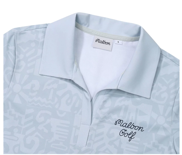 2026 Malbon Golf Korean Cooling Quick-Dry Graphic T-Shirt