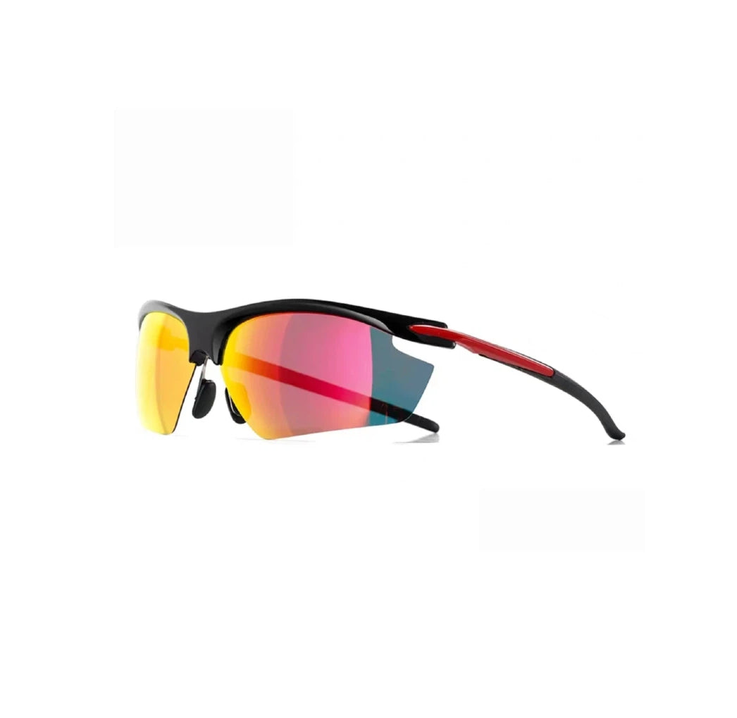 Red Leshen anti-slip polarised golf sunglasses