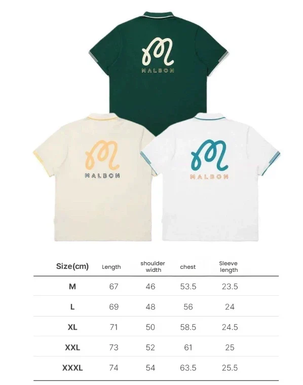 Malbon men's breathable summer golf polo in Green - image 8