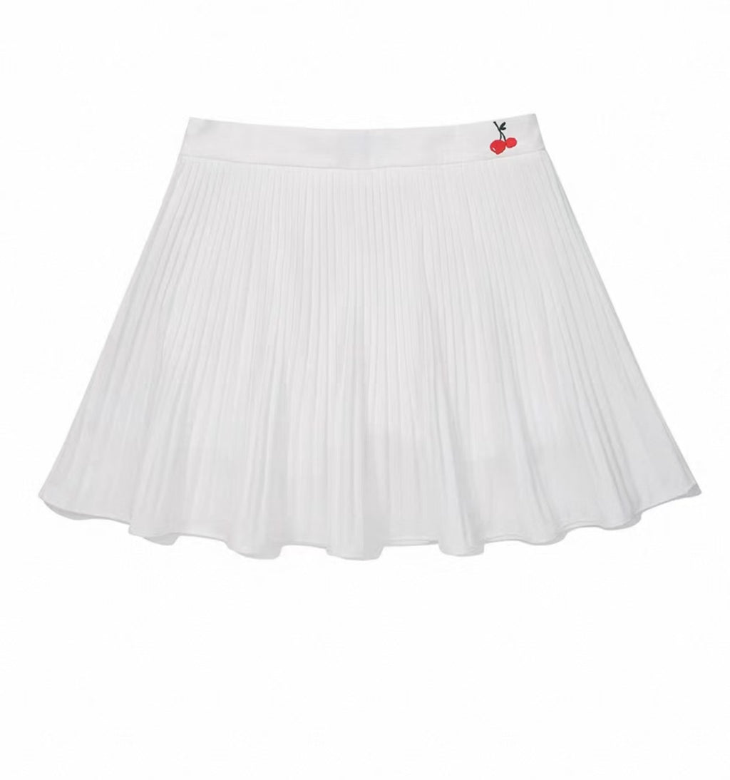 Malbon HVN Valentina Skirt White golf skirt front view