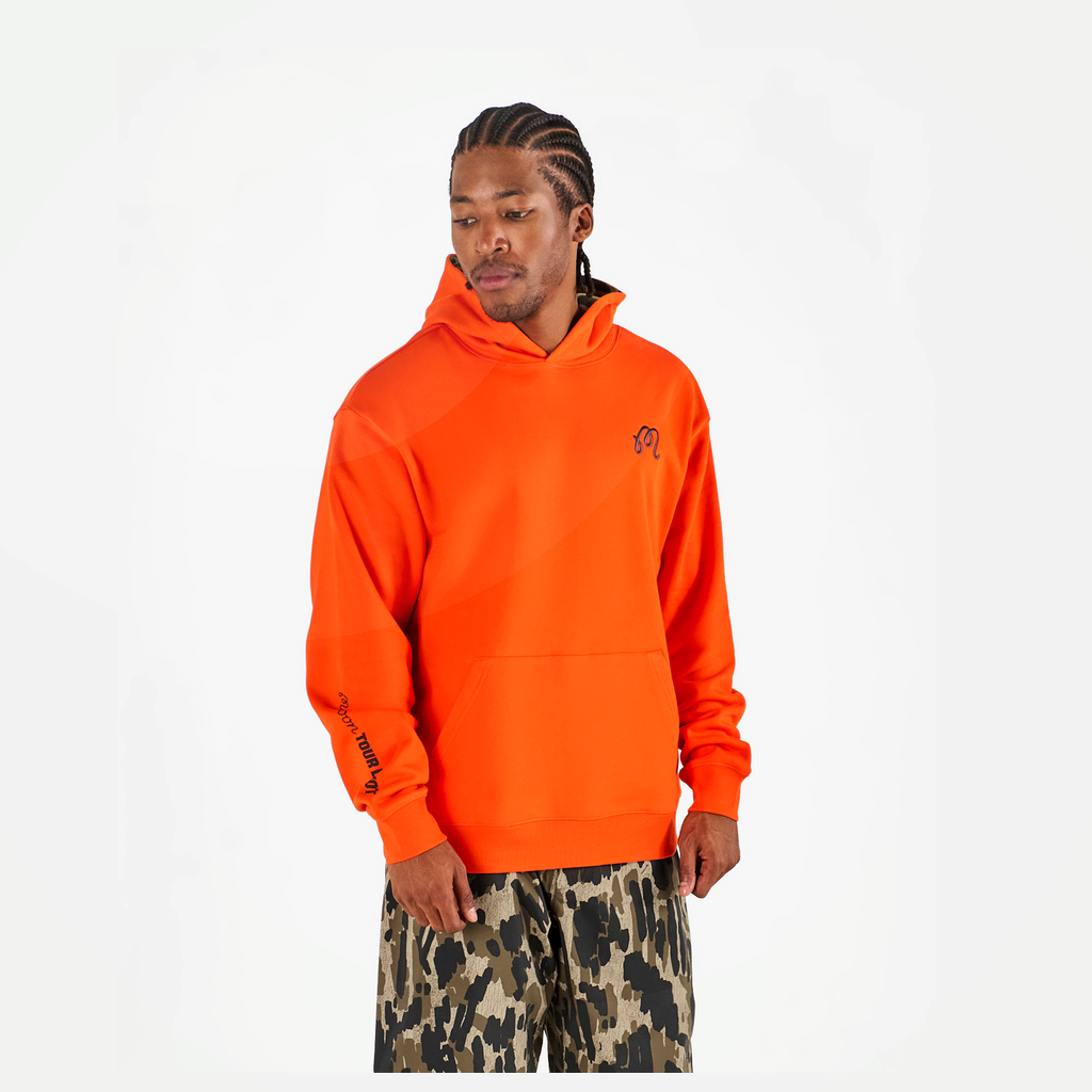 Malbon Malbon Fesque Tour Divot Camo Hoodie orange model image 5