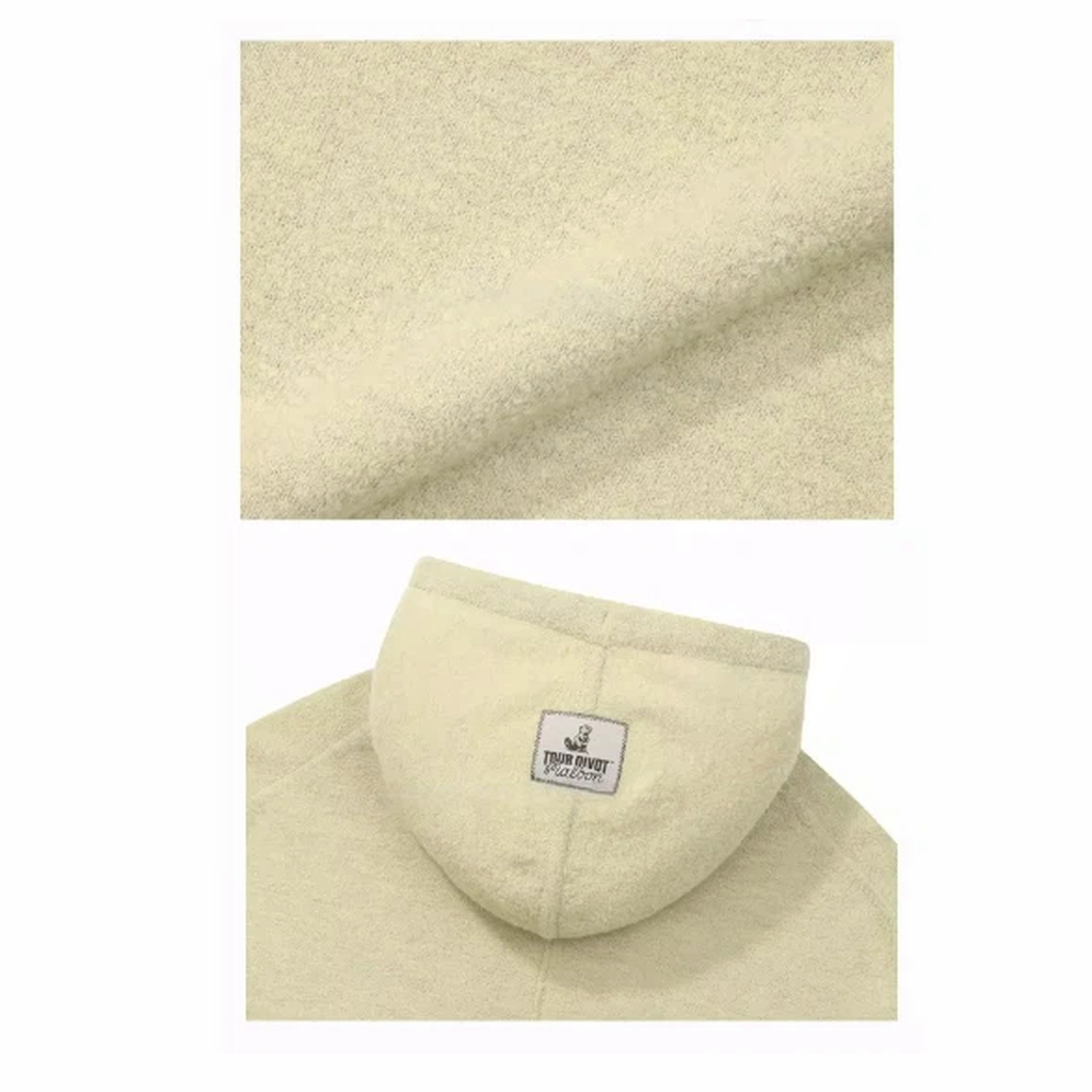 Malbon Malbon Studio Seoul Tour Divot Hoodie khaki model image 14