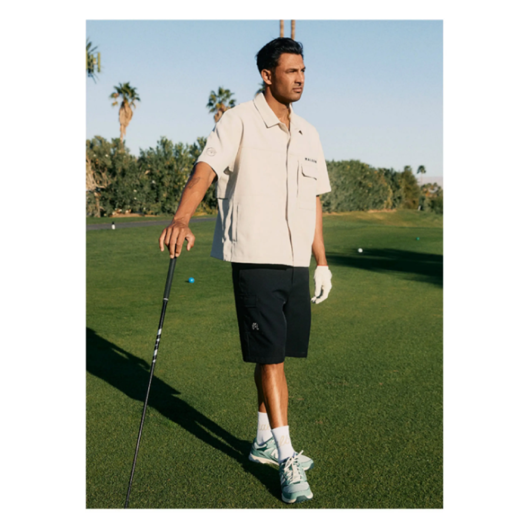 Malbon Short Sleeve Polo Shirt Beige product view